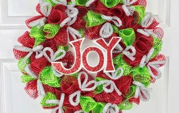 Christmas Deco Mesh Wreath!