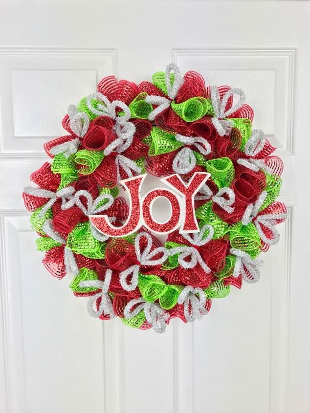 christmas deco mesh wreath