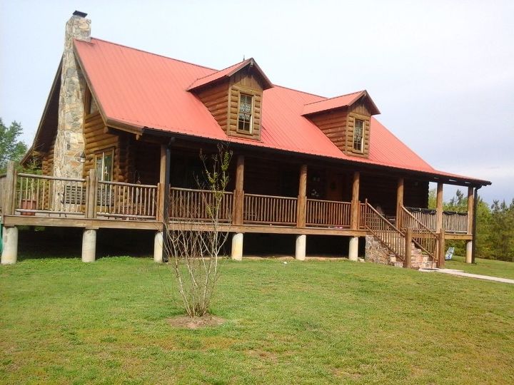 q any ideas for covering the underpinning of a log home