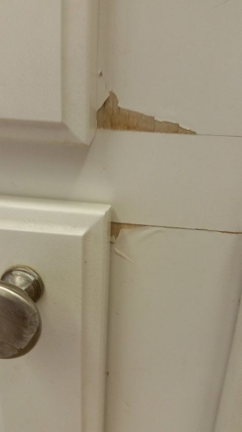 How To Repair Thermafoil Coating That Is Peeling From Cabinets