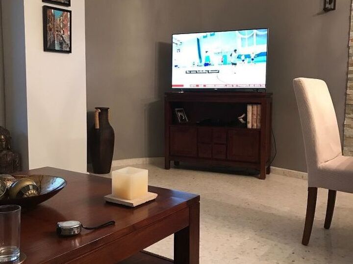 q i have a curved wall in my living dining room what do i do