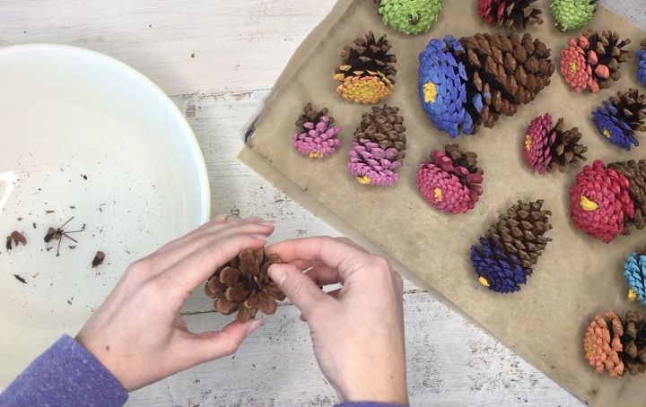 s 3 wreath ideas to brighten up your front door, Step 4 Pull or saw off the unpainted half