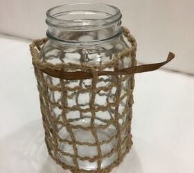 jute wrapped mason jar lights