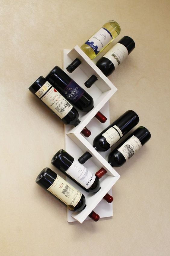 s a b c d pvc 3 awesome pvc projects ideas, Step 9 Hang on wall place the wine bottles