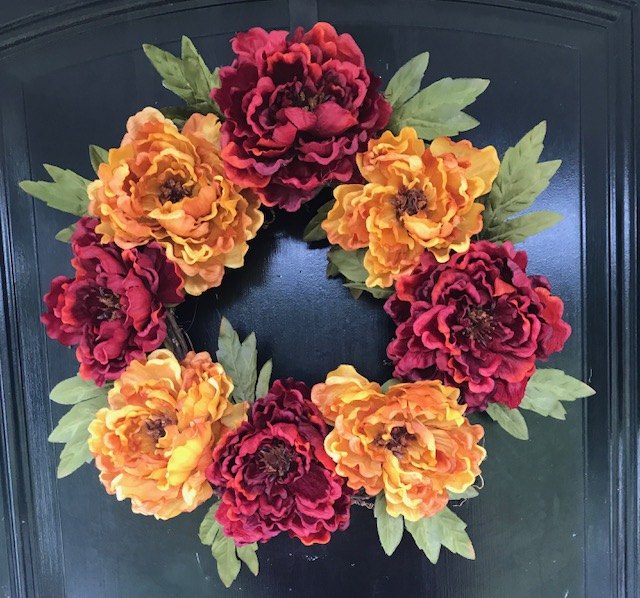 how to make a fall wreath quick and easy wreath