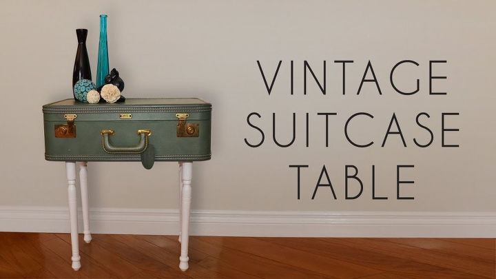 diy mesa de maleta vintage