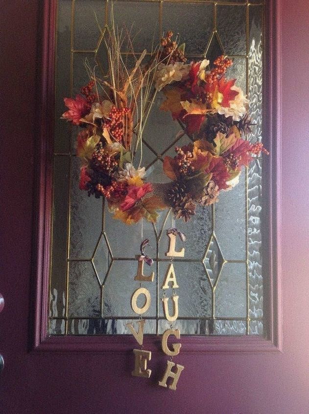 autumn wreath, I like it Not bad for a rookie