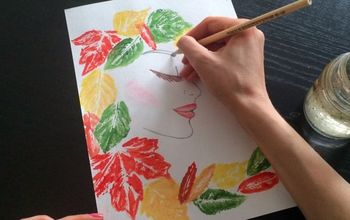  Projeto de impressão de folhas de outono para meninas