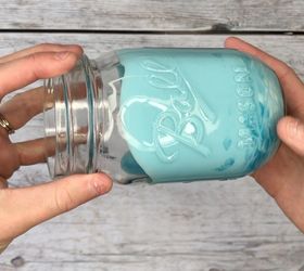 26 stunning ways to use mod podge in your home, Use it to tint mason jars