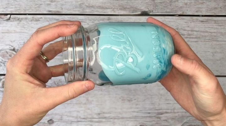 26 stunning ways to use mod podge in your home, Use it to tint mason jars