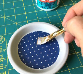 26 stunning ways to use mod podge in your home, Decorate your terracotta saucers
