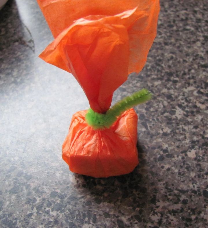 pumpkin in a pail party favour