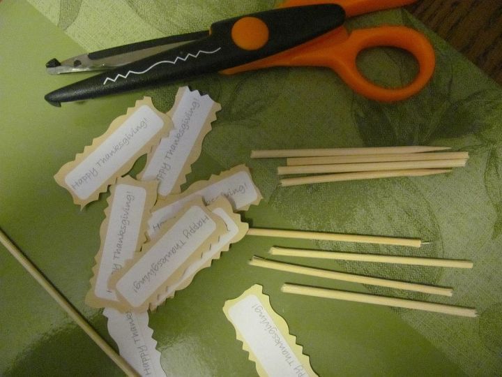 pumpkin in a pail party favour