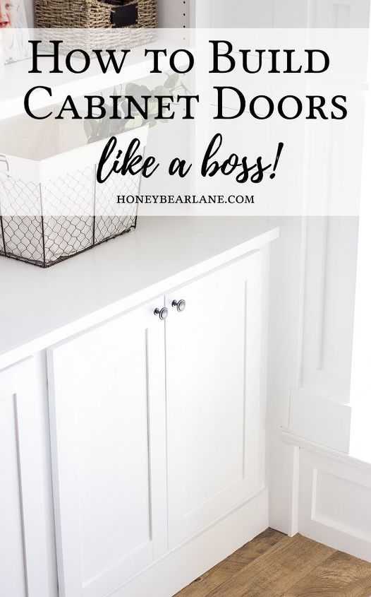 build cabinet doors like a boss
