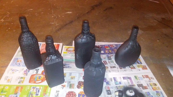 halloween chalk bottles