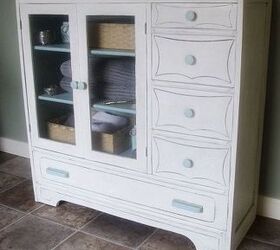 once dining hutch now ensuite cabinet