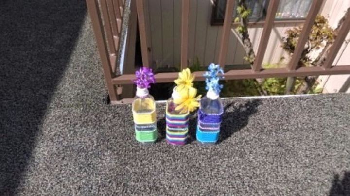 hair tie bottle art for kids of all ages