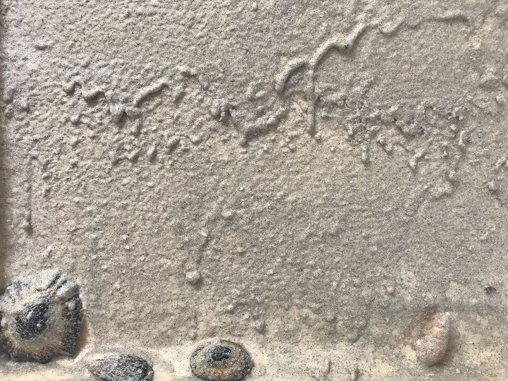 pintura de parede de areia do mar