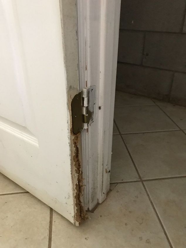 q is there any way to save water damaged doors