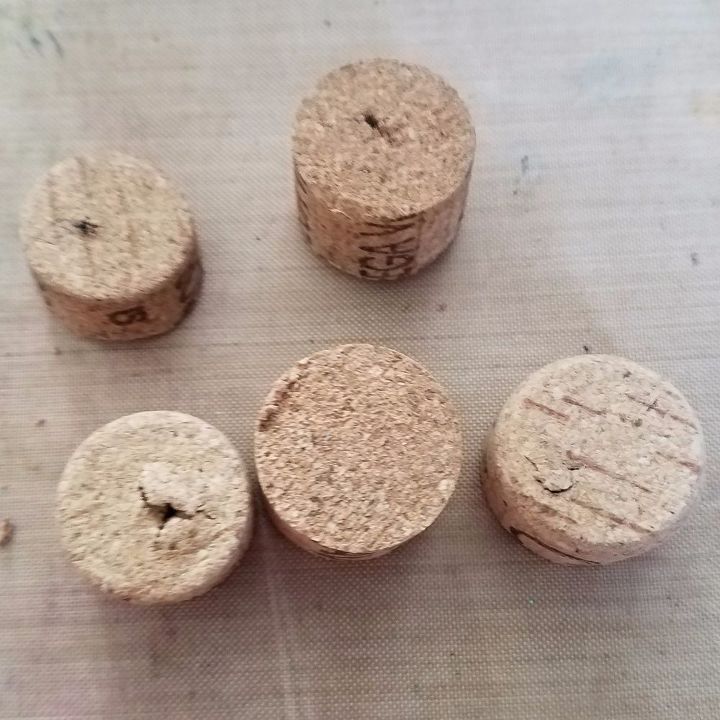 cork felt turkey magnets