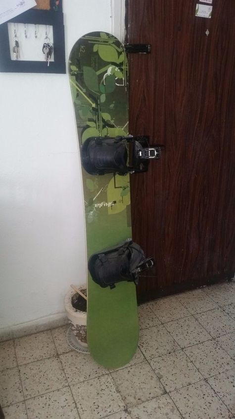 diy snowboard wall mount, This is my beauty