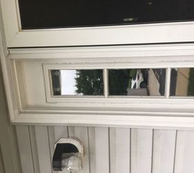 clean caulk on window outside
