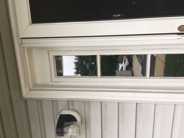 clean caulk on window outside