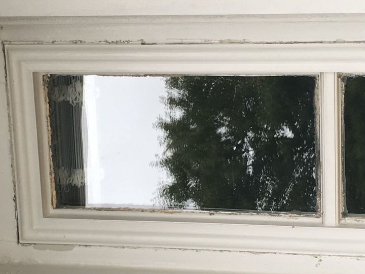 clean caulk on window outside