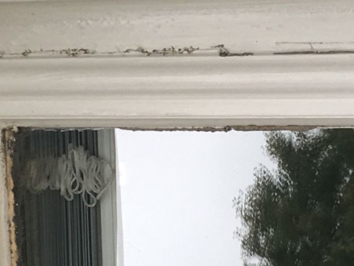 clean caulk on window outside