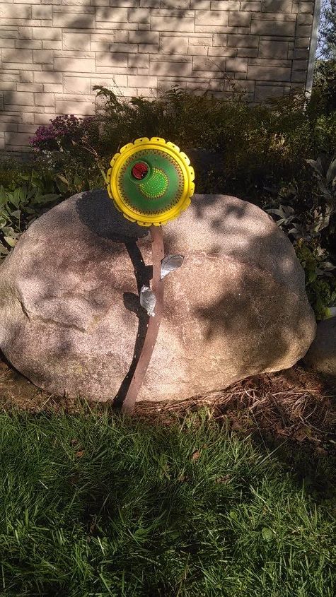 Metal Sunflower Yard Art Hometalk