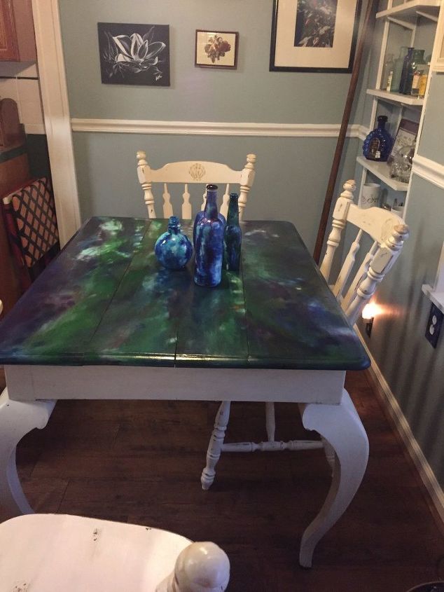giving the kitchen table a face lift