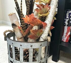 simple fall decor in less than 5 minutes