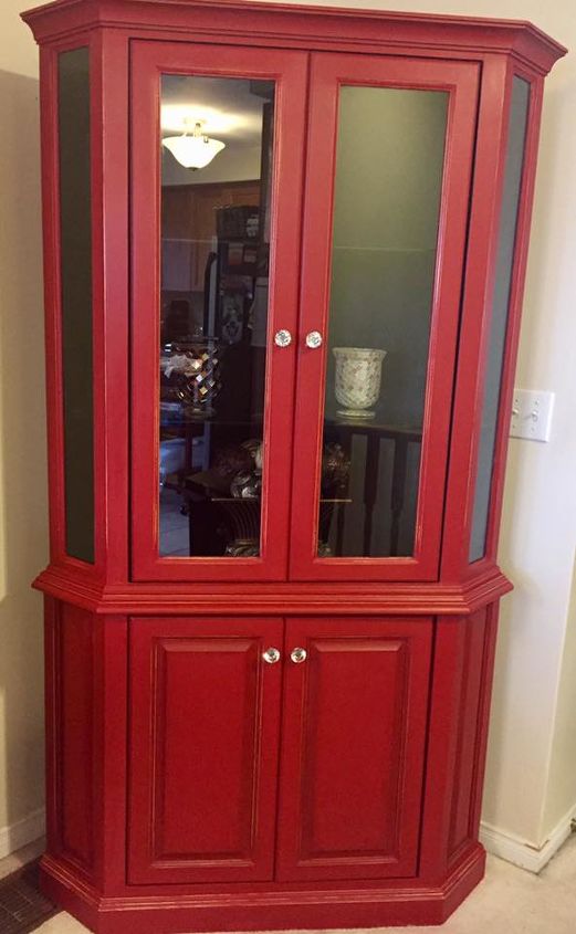 Attention Grabbing Corner Curio Cabinet Hometalk