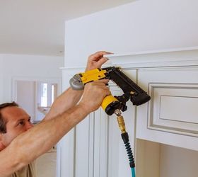 diy crown molding on kitchen cabinets