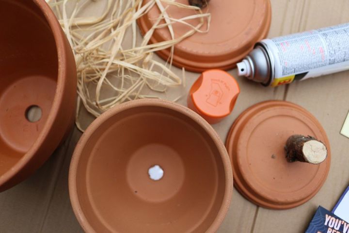 clay pot jack o lantern gifts