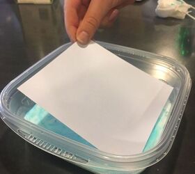3 super cool marbelizing techniques everyone s trying, Step 8 Dip cardstock into mixture