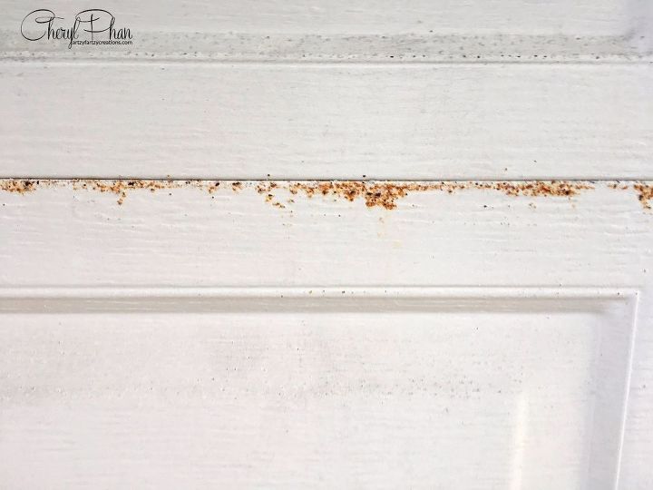 como pintar una puerta de garaje oxidada