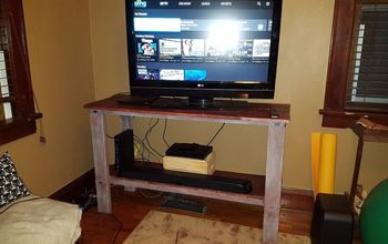 TV Stand With Leftover Wood