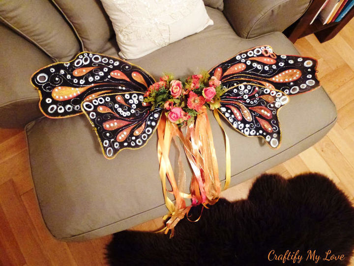 easy no sew butterfly family costume