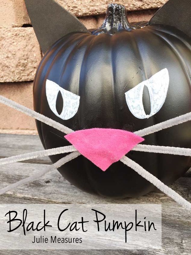 no carve black cat pumpkin