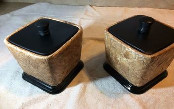 Faux Leather Containers