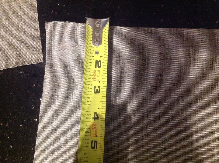 window treatment with placemats