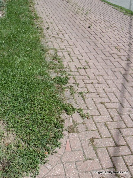 how to make a weed free brick driveway that stays that way