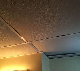 i have drop ceiling in my bathroom that looks cheap needs facelift
