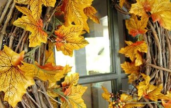 Corona de hojas de otoño en 45 segundos