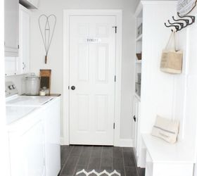 vintage inspired laundry room