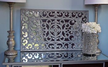 A New Way To Use Doormat As A Faux Mirror Wall Art