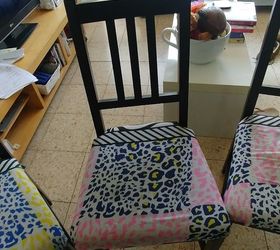 Reupholstered Ikea Chairs