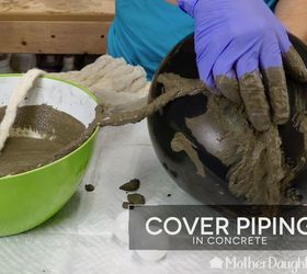 how to make concrete mummies for halloween