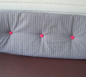 i made a sofa out of a fold up cot